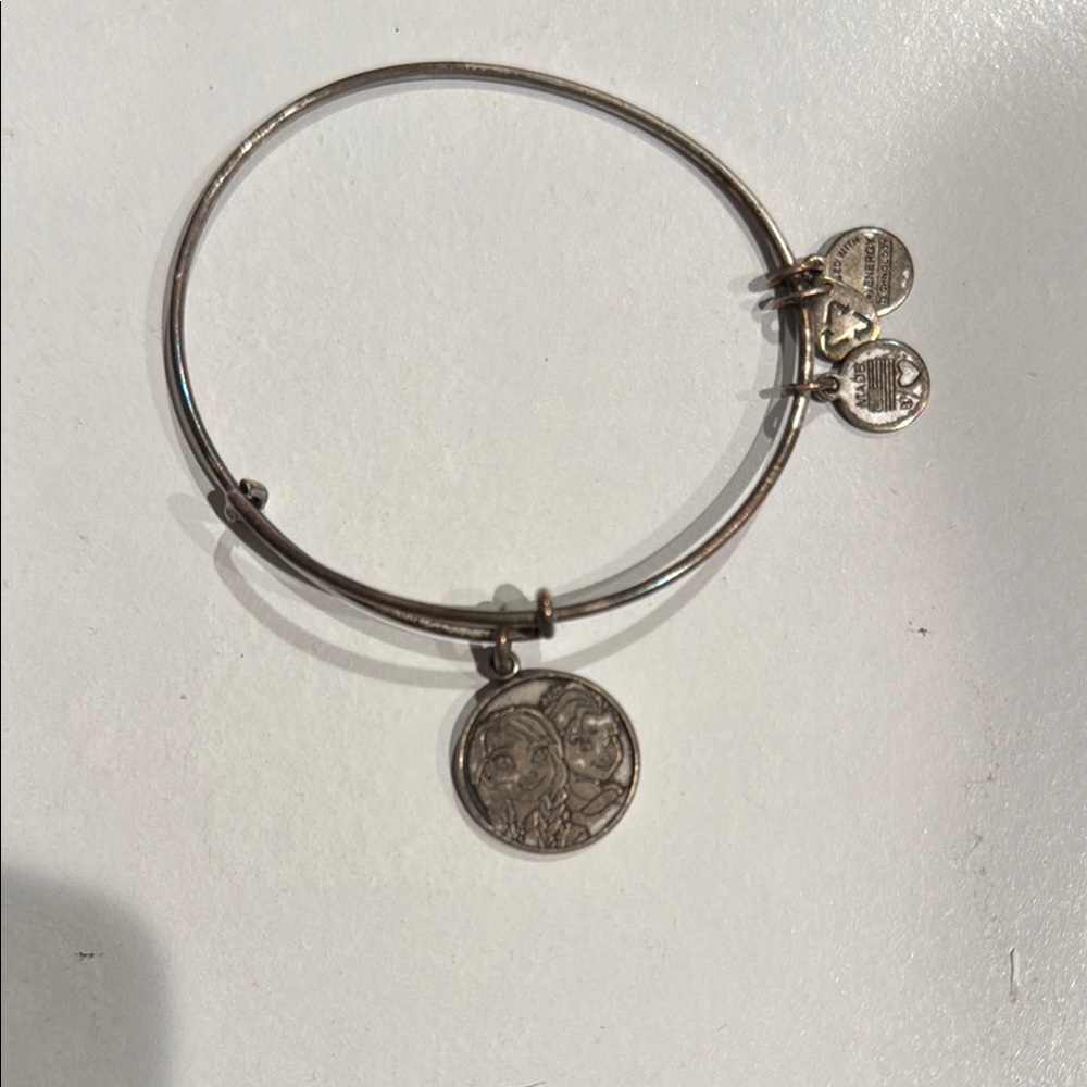 Alex and Ani Silver Expandable Charm Bracelet